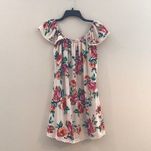 Chelsea & Violet off the shoulder floral dress
